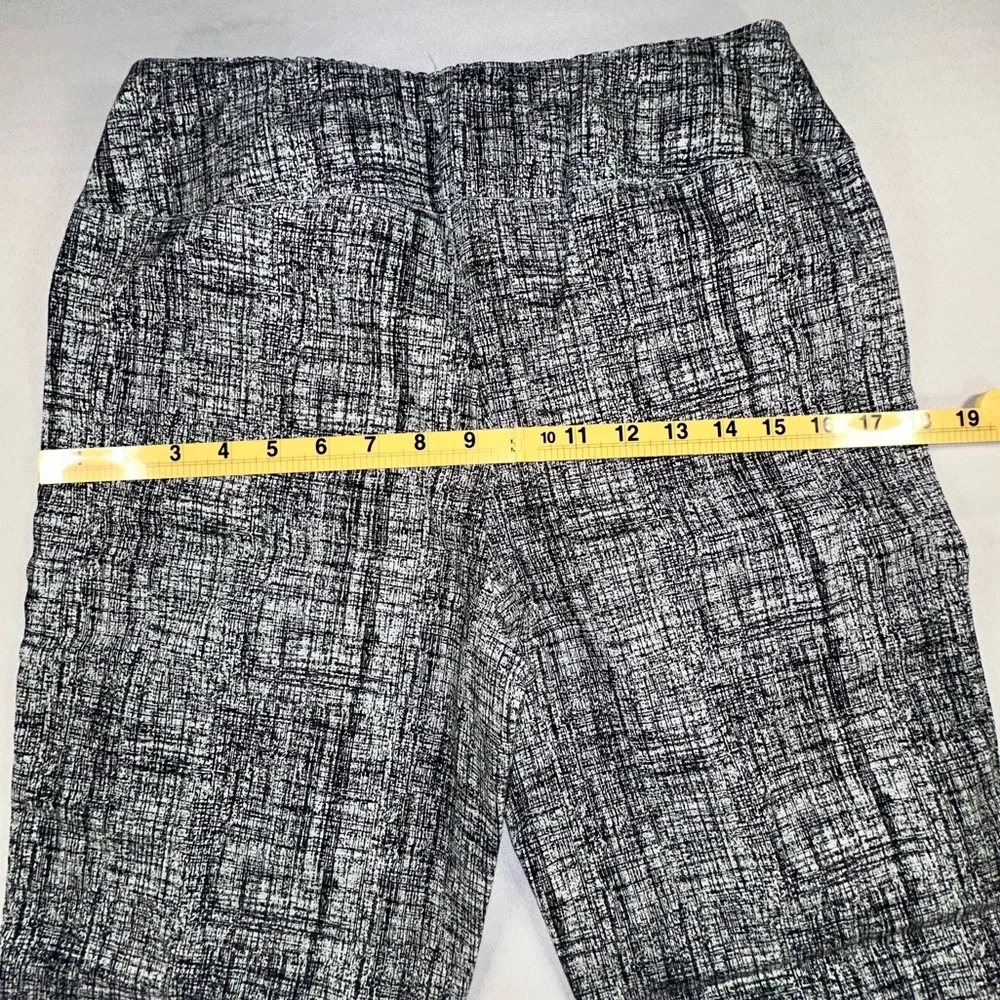 Hope & Harlow • Stretch Capri Women Size Small Pull On Ankle Slit Office Classic - Picture 11 of 12
